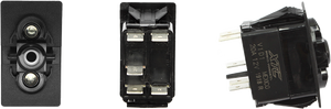 Dash Switch Body Single Acc Blue/Blue