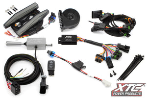 Auto Turn Signal Kit W/ Billet Lever And Front Drl Lights Can