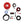 DS18 0-GA Amplifier Install Kit- Red