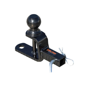 3 Way 1.25" Receiver Hitch With 2" Ball And Hook