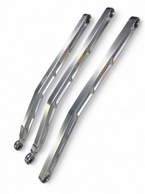Elektric Off Road clear anodized high clearance billet radius rods for 72-inch Can-Am Maverick X3 RS - product photo 7