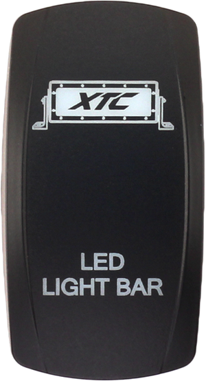 LED Light Bar rocker switch cover compatible with Contura V, XTC, sPod, Daystar systems; rocker only, no switch included