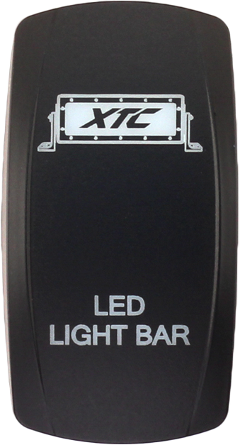 LED Light Bar rocker switch cover compatible with Contura V, XTC, sPod, Daystar systems; rocker only, no switch included