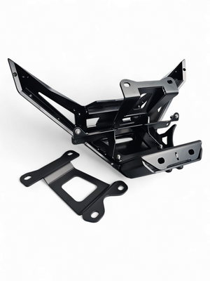 2017 to Current Can-Am X3 Maverick Machined Billet Front Winch Bumper (Black Anodize) - Dunes 2 Dezert SXS