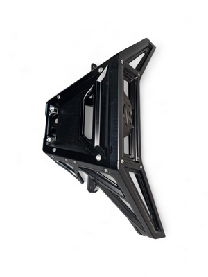 2017 to Current Can-Am X3 Maverick Machined Billet Front Winch Bumper (Black Anodize) - Dunes 2 Dezert SXS