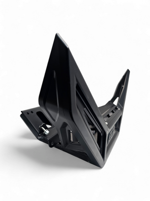 2017 to Current Can-Am X3 Maverick Machined Billet Front Winch Bumper (Black Anodize) - Dunes 2 Dezert SXS