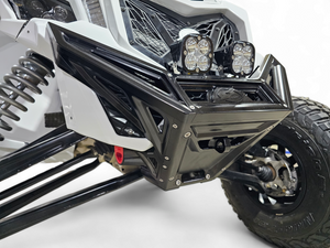 2017 to Current Can-Am X3 Maverick Machined Billet Front Winch Bumper (Black Anodize) - Dunes 2 Dezert SXS