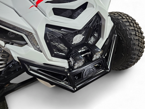 2017 to Current Can-Am X3 Maverick Machined Billet Front Winch Bumper (Black Anodize) - Dunes 2 Dezert SXS