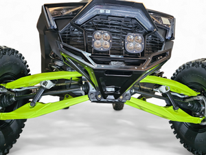 2022-2025 Polaris RZR Pro R / Turbo R Machined Billet Front Winch Bumper (Black Anodize) - Dunes 2 Dezert SXS