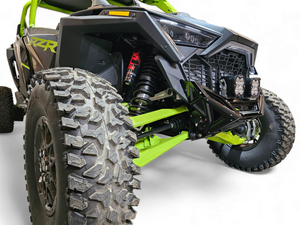 2022-2025 Polaris RZR Pro R / Turbo R Machined Billet Front Winch Bumper (Black Anodize) - Dunes 2 Dezert SXS