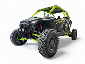 2022-2025 Polaris RZR Pro R / Turbo R Machined Billet Front Winch Bumper (Black Anodize) - Dunes 2 Dezert SXS