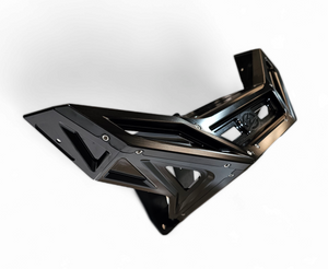 2022-2025 Polaris RZR Pro R / Turbo R Machined Billet Front Winch Bumper (Black Anodize) - Dunes 2 Dezert SXS