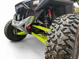 2022-2025 Polaris RZR Pro R/ Turbo R Machined Billet Front Winch Bumper (Clear Anodize) - Dunes 2 Dezert SXS