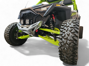 2022-2025 Polaris RZR Pro R/ Turbo R Machined Billet Front Winch Bumper (Clear Anodize) - Dunes 2 Dezert SXS