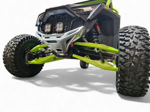 2022-2025 Polaris RZR Pro R/ Turbo R Machined Billet Front Winch Bumper (Clear Anodize) - Dunes 2 Dezert SXS