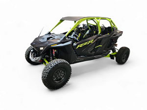 2022-2025 Polaris RZR Pro R/ Turbo R Machined Billet Front Winch Bumper (Clear Anodize) - Dunes 2 Dezert SXS
