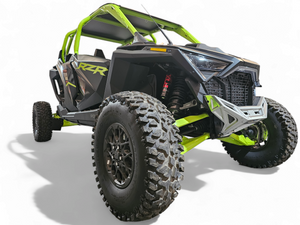2022-2025 Polaris RZR Pro R/ Turbo R Machined Billet Front Winch Bumper (Clear Anodize) - Dunes 2 Dezert SXS