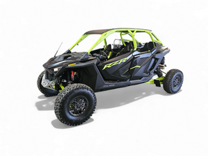 2022-2025 Polaris RZR Pro R/ Turbo R Machined Billet Front Winch Bumper (Clear Anodize) - Dunes 2 Dezert SXS