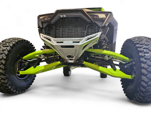 2022-2025 Polaris RZR Pro R/ Turbo R Machined Billet Front Winch Bumper (Clear Anodize) - Dunes 2 Dezert SXS