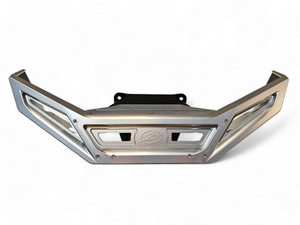2022-2025 Polaris RZR Pro R/ Turbo R Machined Billet Front Winch Bumper (Clear Anodize) - Dunes 2 Dezert SXS