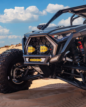2022 + Polaris Pro R, Pro S, Turbo R Amp Front Bumper - Dunes 2 Dezert SXS