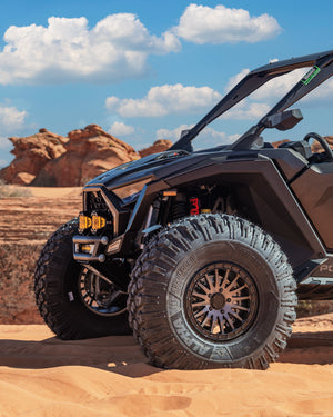 2022 + Polaris Pro R, Pro S, Turbo R Amp Front Bumper - Dunes 2 Dezert SXS