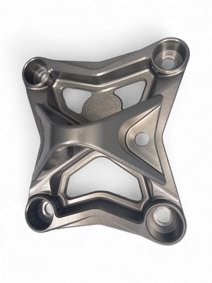2017 to current Can Am X3 Maverick 6 bolt EOD XL Radius Rod Plate with Tow Hook Gun Metal - Dunes 2 Dezert SXS
