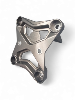2017 to current Can Am X3 Maverick 6 bolt EOD XL Radius Rod Plate with Tow Hook Gun Metal - Dunes 2 Dezert SXS