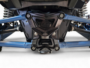 2020-2024 Polaris RZR Pro XP Radius Rod Plate with Tow Hook Black - Dunes 2 Dezert SXS