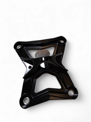 2020-2024 Polaris RZR Pro XP Radius Rod Plate with Tow Hook Black - Dunes 2 Dezert SXS