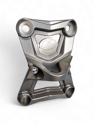 2022-2025 Polaris RZR Turbo R/Pro R EOD Radius Rod Plate with Tow Hook Gunmetal - Dunes 2 Dezert SXS