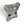 2022-2025 Polaris RZR Turbo R/Pro R EOD Radius Rod Plate with Tow Hook Gunmetal - Dunes 2 Dezert SXS