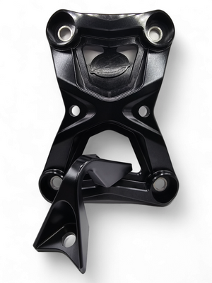 2022-2025 Polaris RZR Turbo R/Pro R Radius Rod Plate with Tow Hook Black - Dunes 2 Dezert SXS