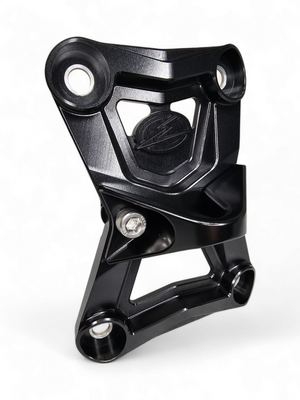 2022-2025 Polaris RZR Turbo R/Pro R Radius Rod Plate with Tow Hook Black - Dunes 2 Dezert SXS