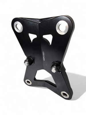 2022-2025 Polaris RZR Turbo R/Pro R Radius Rod Plate with Tow Hook Black - Dunes 2 Dezert SXS