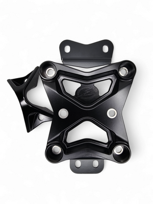 2022 to Current Can Am X3 10 Bolt Radius Rod Plate with Pull Hook (Black) - Dunes 2 Dezert SXS