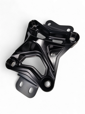 2022 to Current Can Am X3 10 Bolt Radius Rod Plate with Pull Hook (Black) - Dunes 2 Dezert SXS