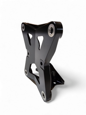 2020-2024 Polaris RZR Pro XP Radius Rod Plate with Tow Hook Black - Dunes 2 Dezert SXS