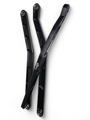 2017 to Current Can-Am X3 Maverick High Clearance Radius Rods in Black Finish for 72" - Dunes 2 Dezert SXS