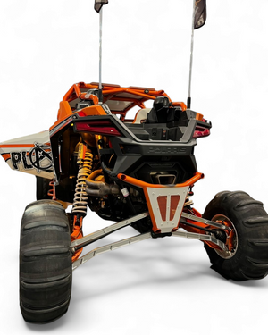 2022 to Current Polaris RZR Pro R, Pro S, Turbo R High Clearance Radius Rods in Clear Finish - Dunes 2 Dezert SXS