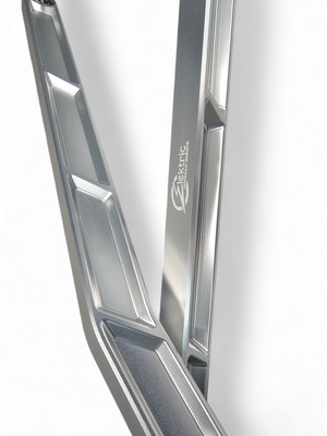2022 to Current Polaris RZR Pro R, Pro S, Turbo R High Clearance Radius Rods in Clear Finish - Dunes 2 Dezert SXS