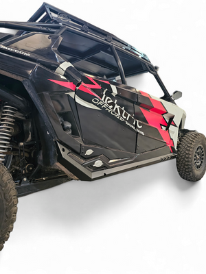 2020-2025 Polaris RZR Pro XP/ Pro R/ Turbo R (4 Seat) Volt Series Rock Guards - Dunes 2 Dezert SXS