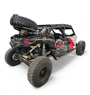 2017-2024 Can Am X3 Maverick Volt Series Baja Spare Tire Rack - Dunes 2 Dezert SXS