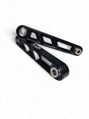 2017+ Can Am X3 Maverick Volt Rear Sway Bar Links with Black Finish - Dunes 2 Dezert SXS