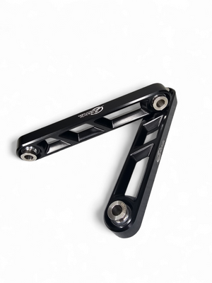 2017+ Can Am X3 Maverick Volt Rear Sway Bar Links with Black Finish - Dunes 2 Dezert SXS