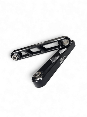 2017+ Can Am X3 Maverick Volt Rear Sway Bar Links with Black Finish - Dunes 2 Dezert SXS