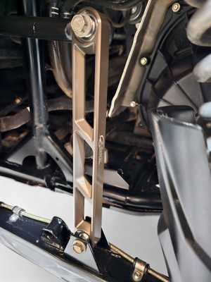 2020 to Current Polaris RZR Pro XP Rear Sway bar Link in Gun Metal Finish - Dunes 2 Dezert SXS