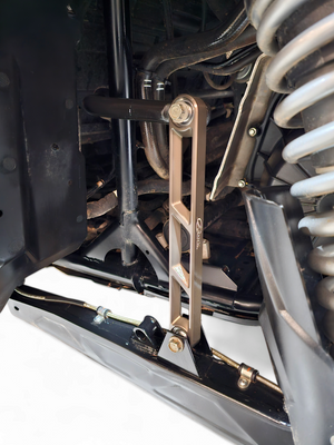 2020 to Current Polaris RZR Pro XP Rear Sway bar Link in Gun Metal Finish - Dunes 2 Dezert SXS