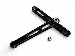 2022 to Current Polaris RZR Turbo R, Pro R Front Sway bar Link in Black Finish - Dunes 2 Dezert SXS
