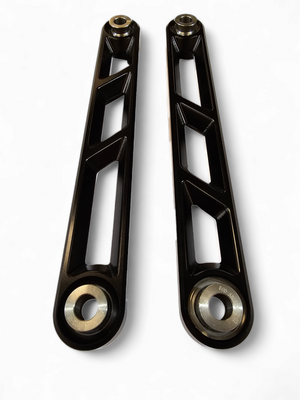 2022 to Current Polaris RZR Turbo R Rear Sway bar Link in Black Finish - Dunes 2 Dezert SXS